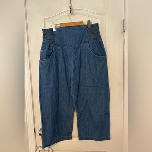 NWT We The Free Lunan Crop Harem Jeans